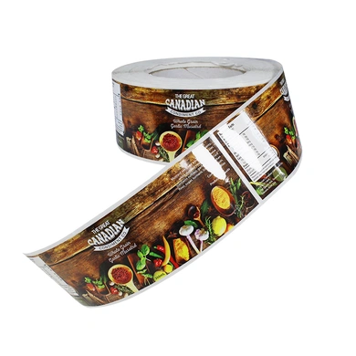 synthetic paper waterproof adhesive label for food package